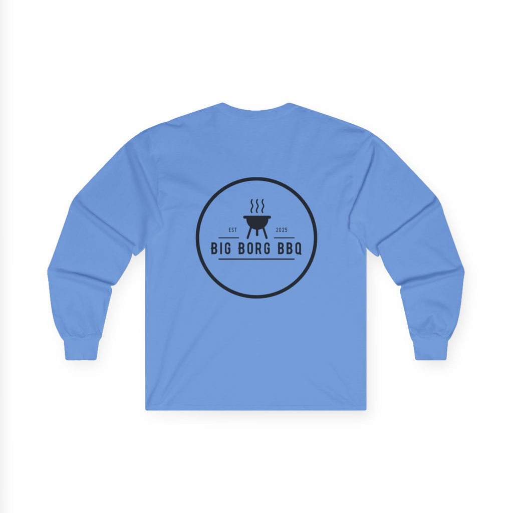Big Borg BBQ Long Sleeve Tee — Grilling Logo Shirt