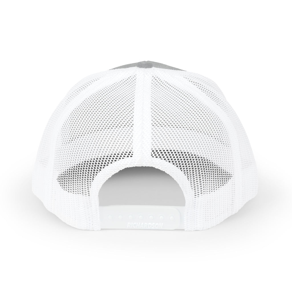 BBQ Grill Logo Trucker Cap — Big Burg BBQ Mesh Snapback