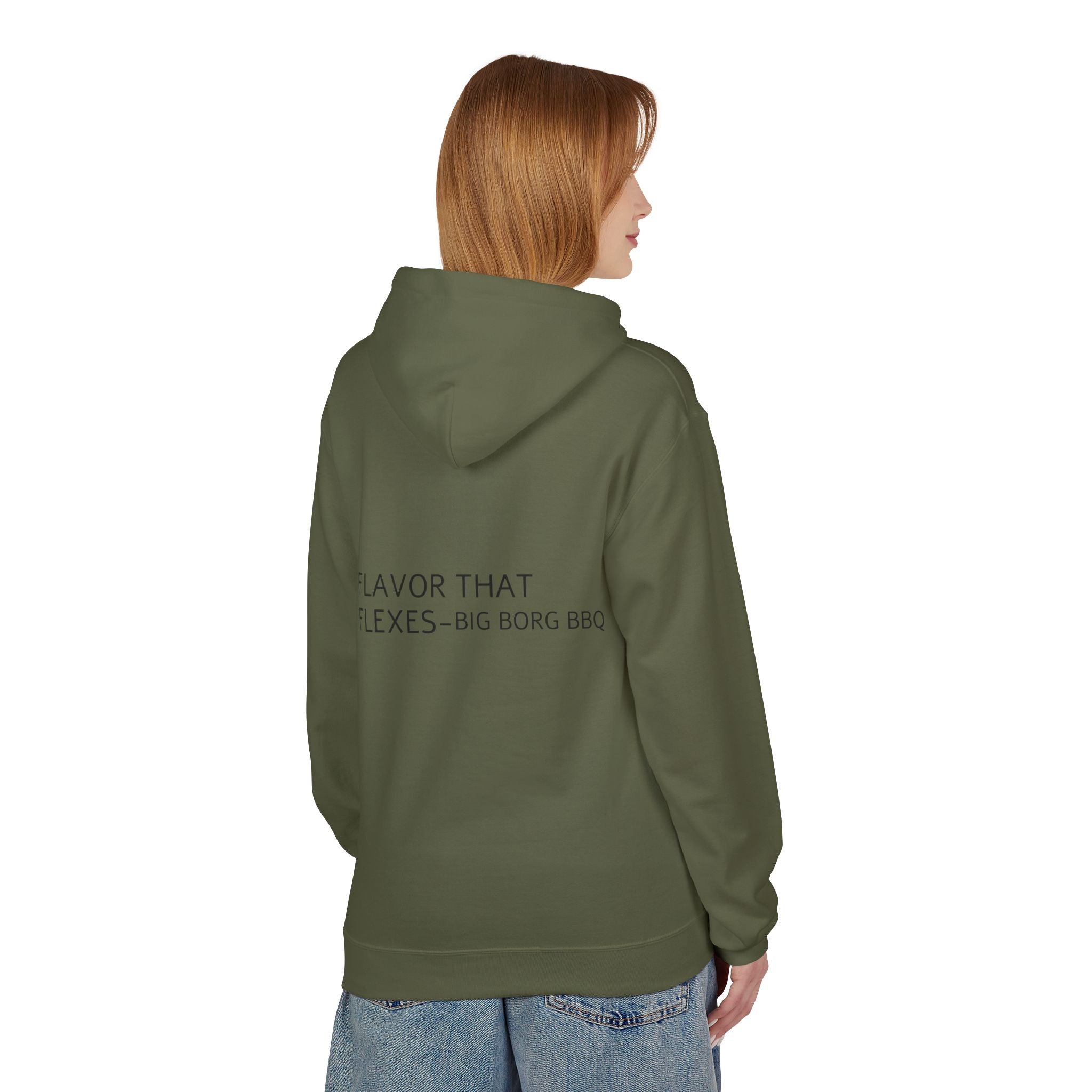 BBQ Hoodie — “Flavor that Flexes” Barbecue Crewneck