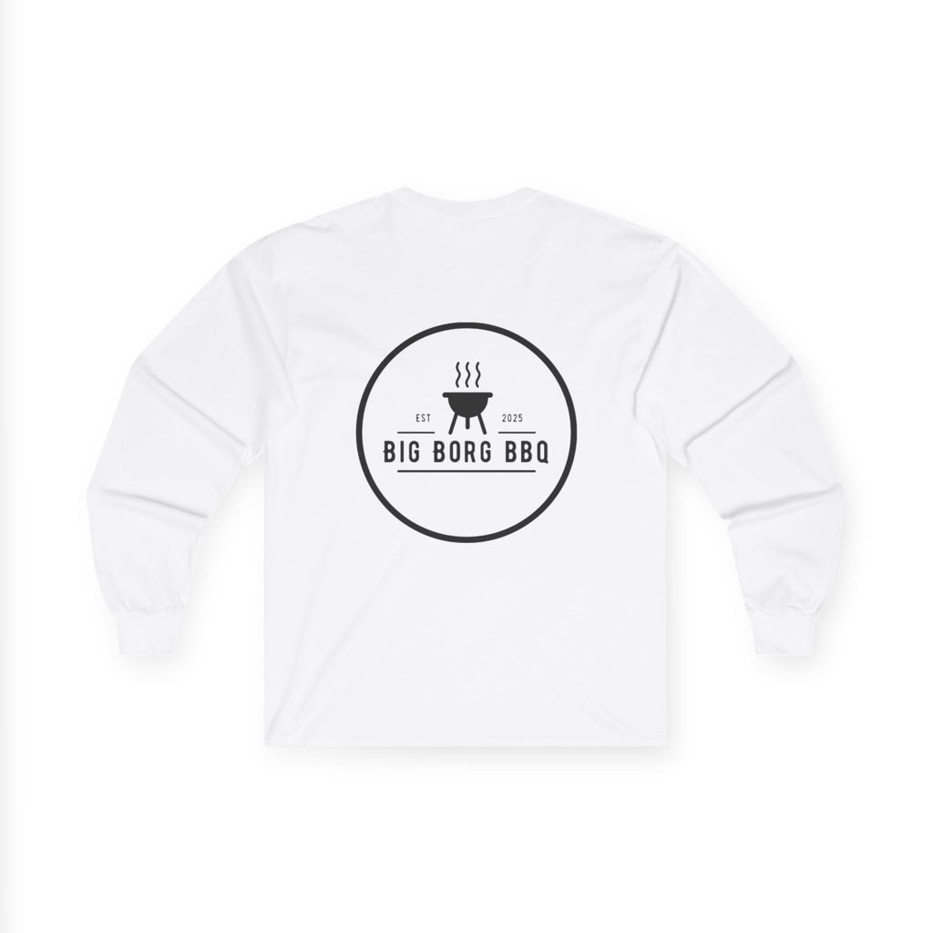 Big Borg BBQ Long Sleeve Tee — Grilling Logo Shirt