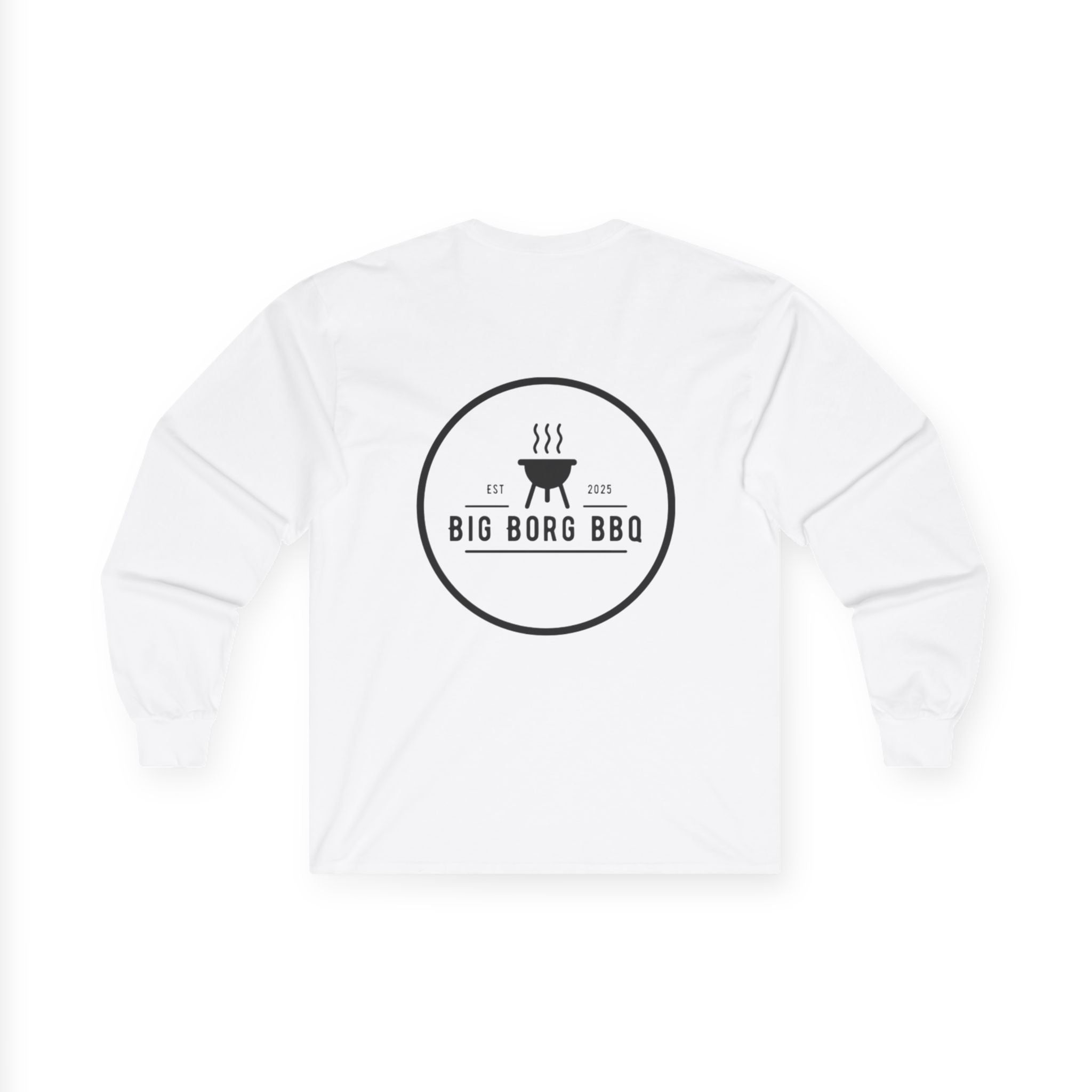 Big Borg BBQ Long Sleeve Tee — Grilling Logo Shirt