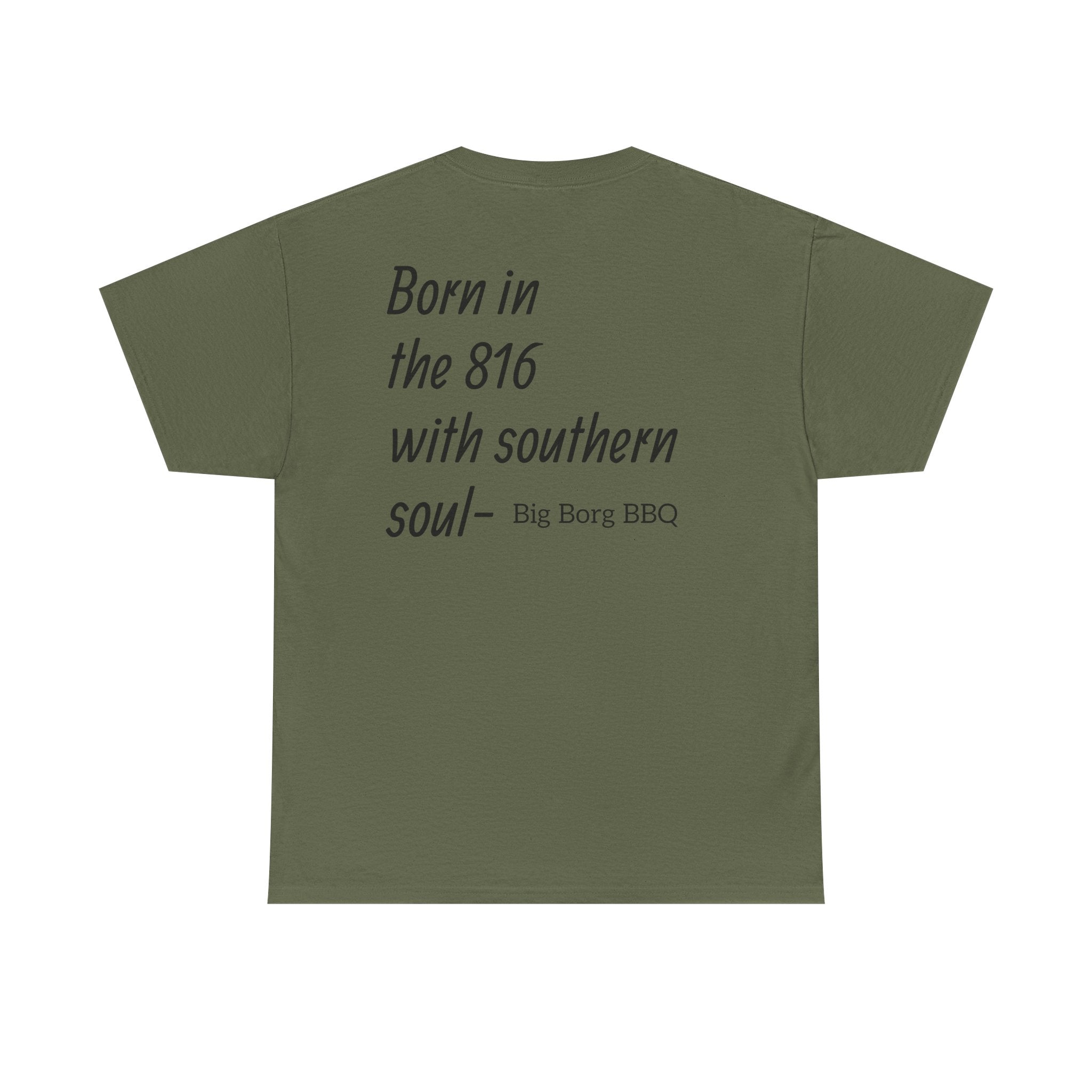 Born in the 816 T-Shirt — "Born in the 816 with southern soul" BBQ Tee
