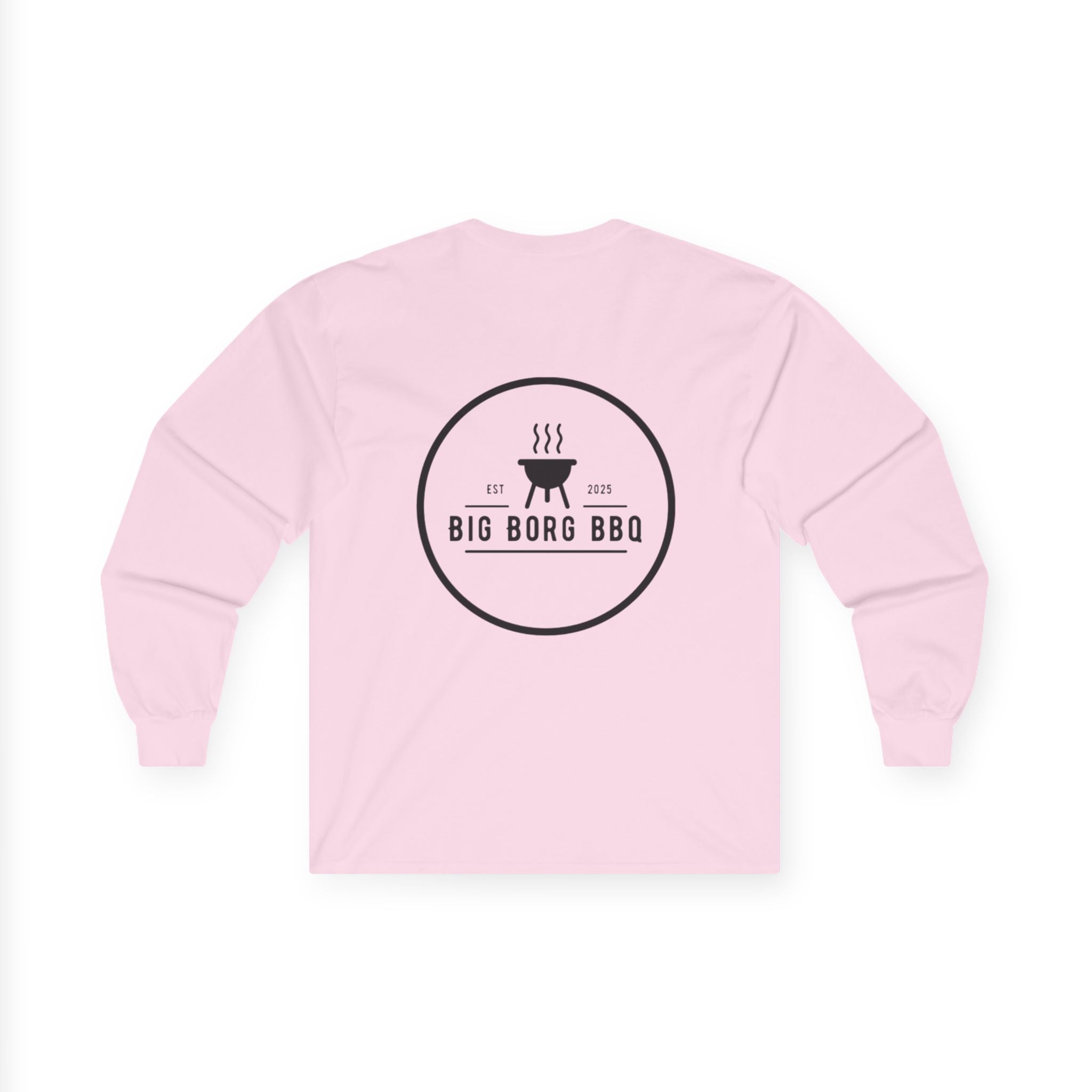Big Borg BBQ Long Sleeve Tee — Grilling Logo Shirt
