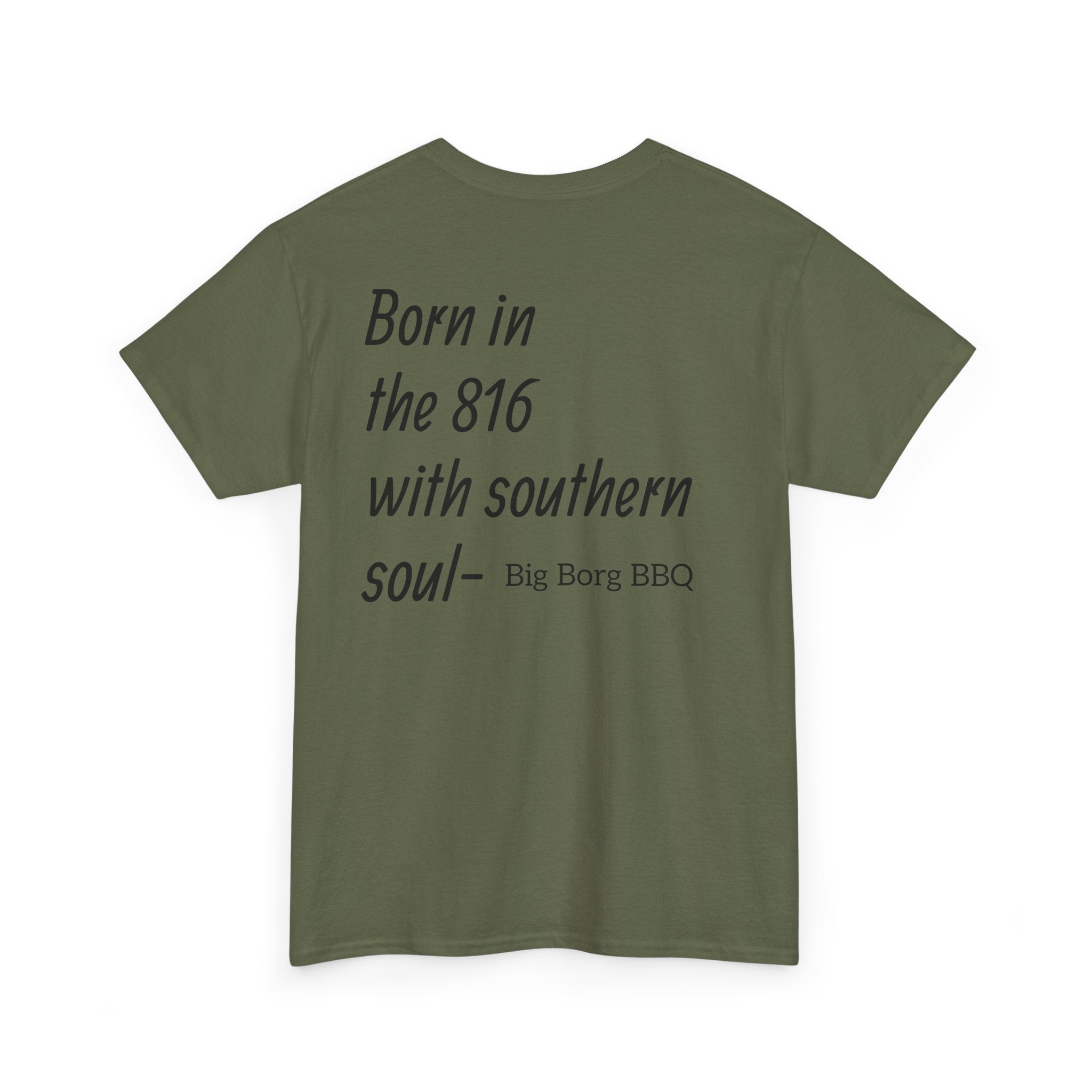 Born in the 816 T-Shirt — "Born in the 816 with southern soul" BBQ Tee