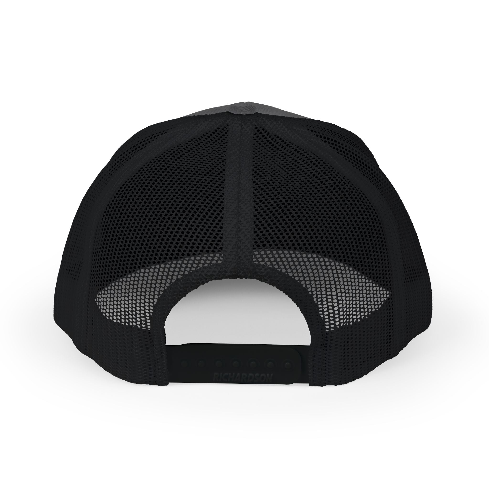 BBQ Grill Logo Trucker Cap — Big Burg BBQ Mesh Snapback
