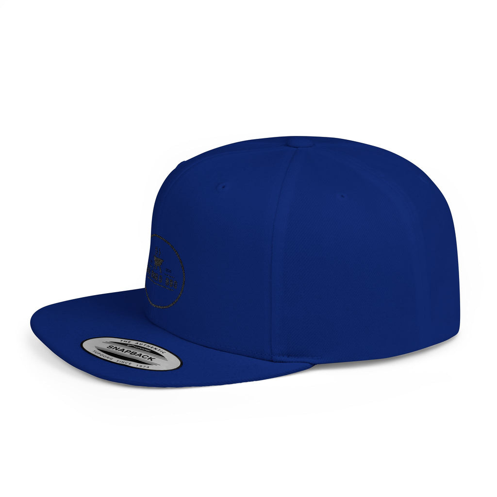 Snapback Hat - Big Borg BBQ Logo Flat Bill Cap