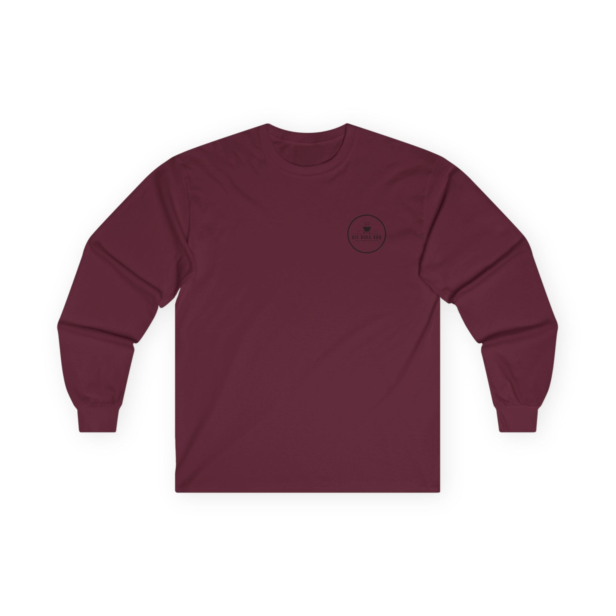 Big Borg BBQ Long Sleeve Tee — Grilling Logo Shirt