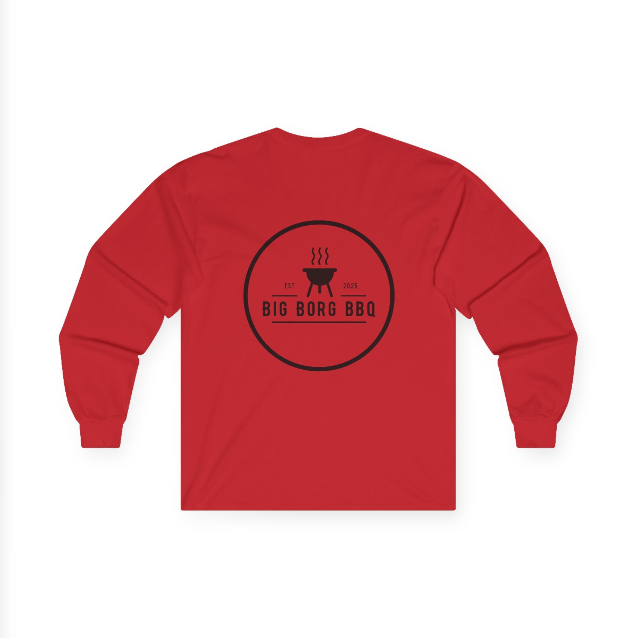 Big Borg BBQ Long Sleeve Tee — Grilling Logo Shirt