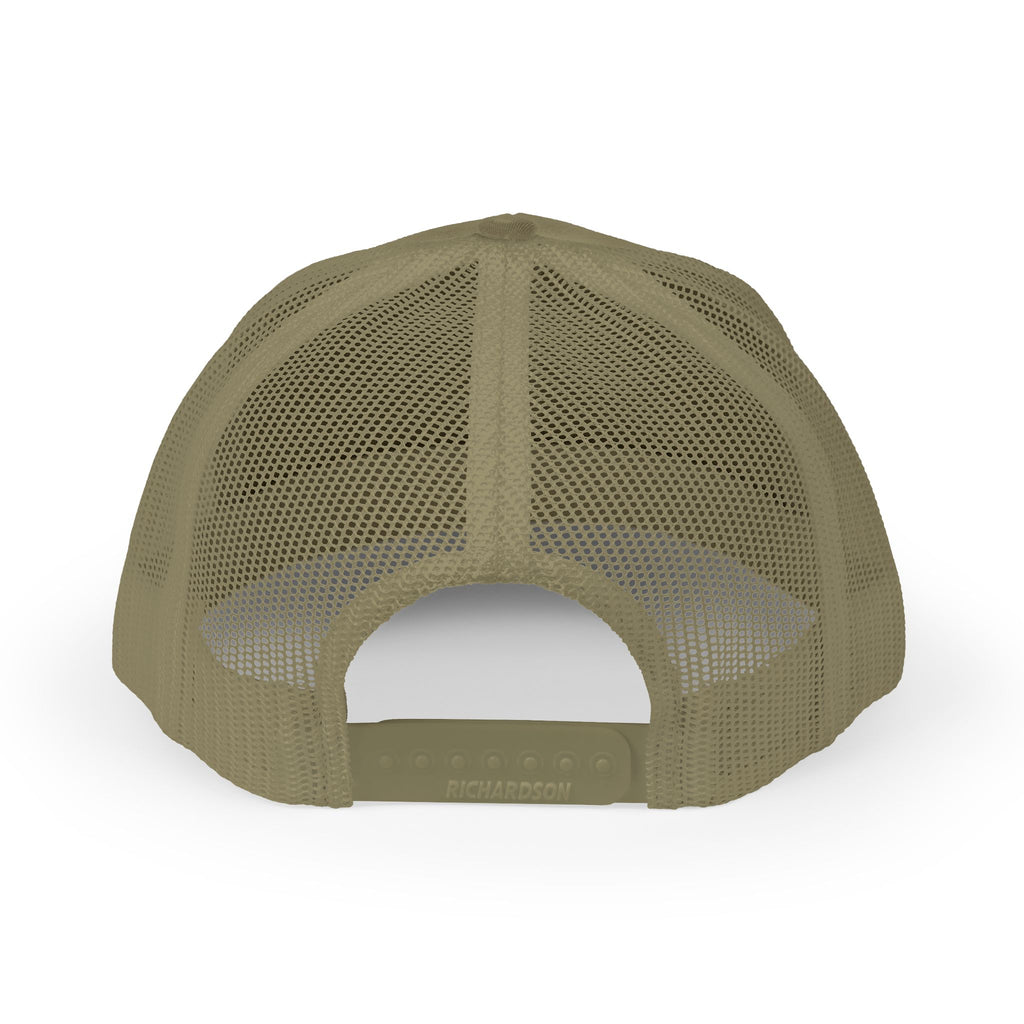 BBQ Grill Logo Trucker Cap — Big Burg BBQ Mesh Snapback