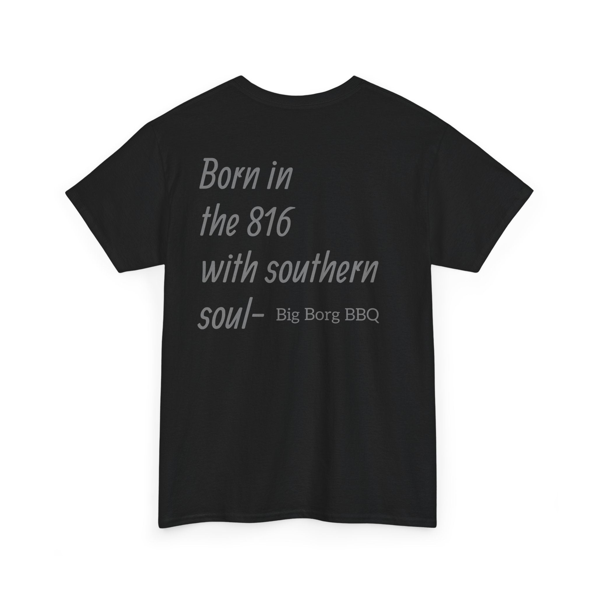 Copy of Born in the 816 T-Shirt — "Born in the 816 with southern soul" BBQ Tee
