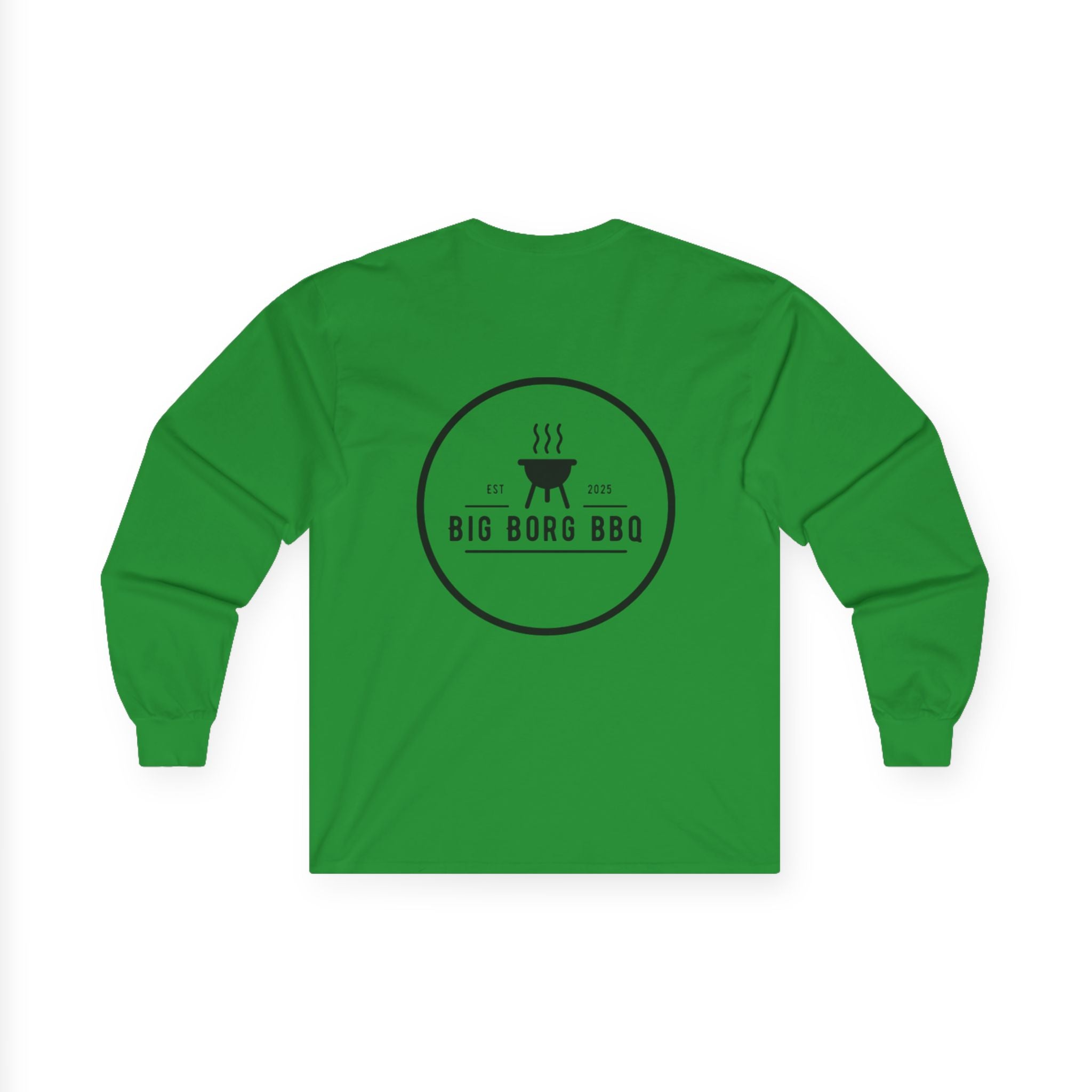 Big Borg BBQ Long Sleeve Tee — Grilling Logo Shirt