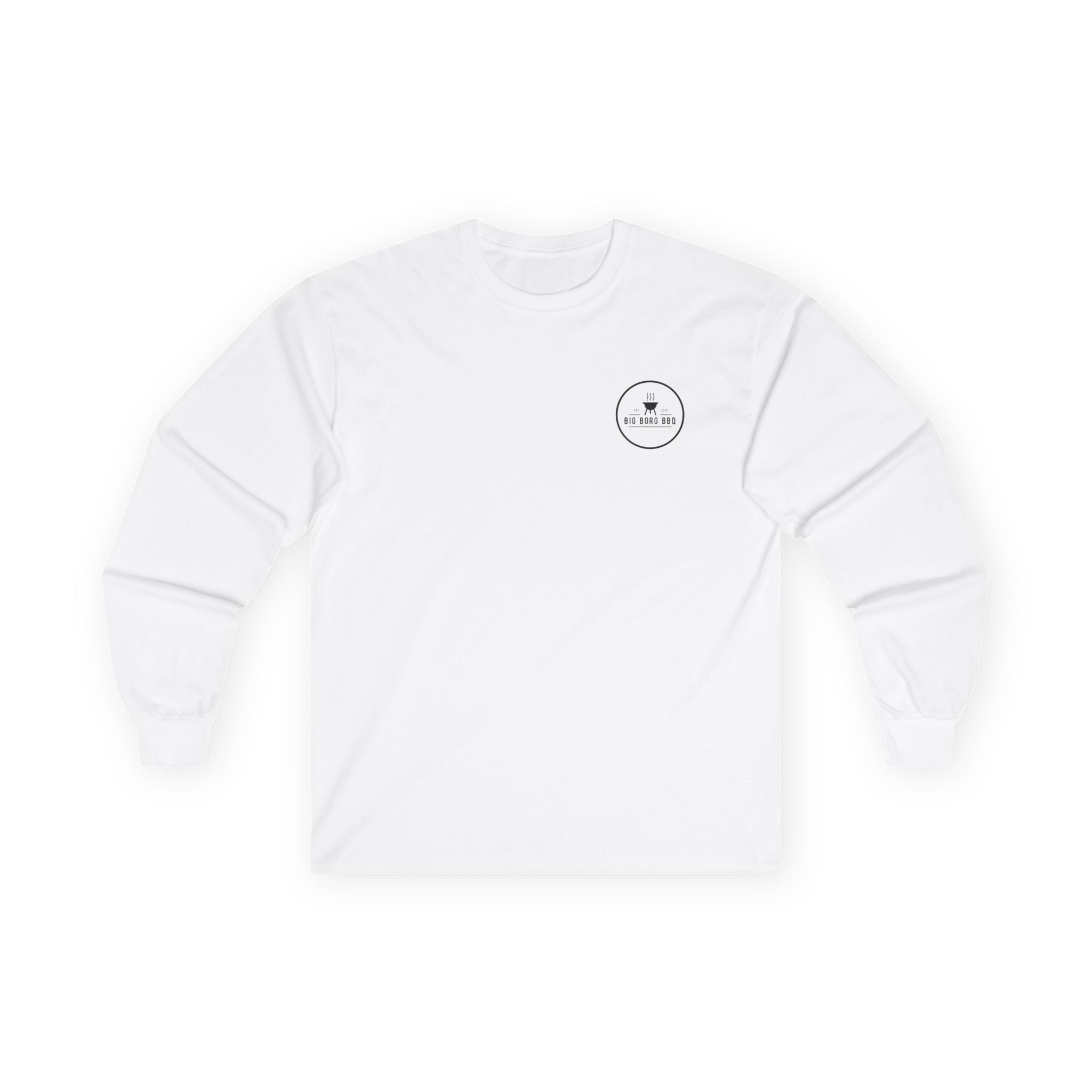 Big Borg BBQ Long Sleeve Tee — Grilling Logo Shirt