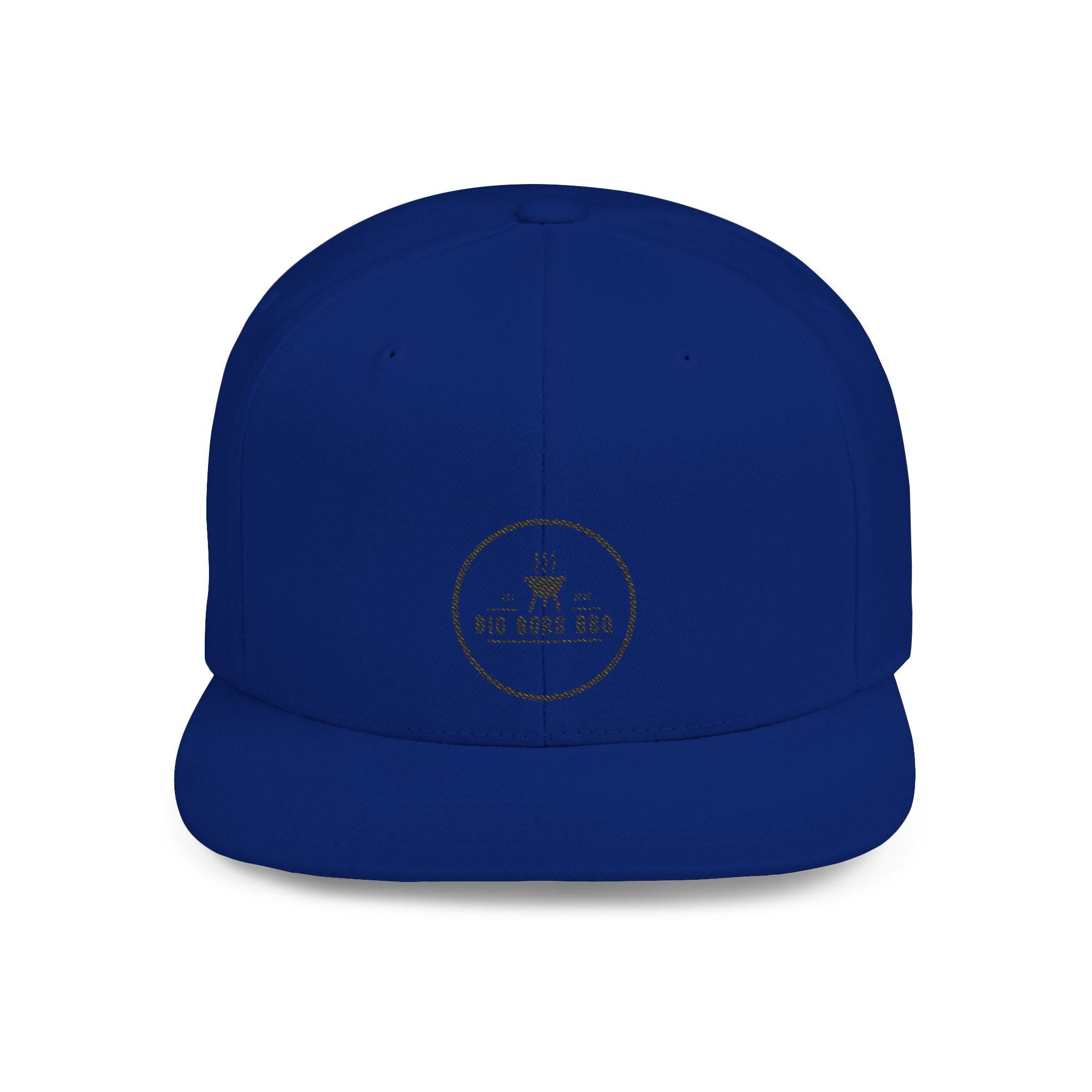 Snapback Hat - Big Borg BBQ Logo Flat Bill Cap